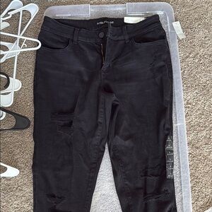 Maurices Black Straight Leg Jeans Classic Style